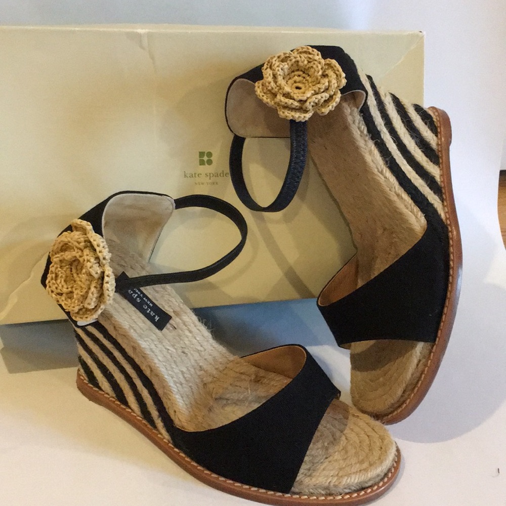 KATE SPADE wedge heel GRANADA sandal, with box .